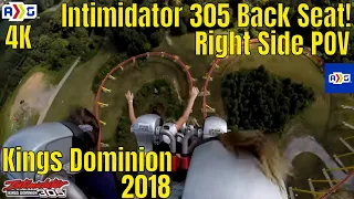Intimidator 305 In 4K | Back Seat | Right Side | Kings Dominion |