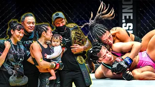 Angela Lee KALAHKAN Stamp, Tetap Jadi Juara Dunia MMA! | ONE X