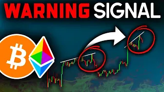 WARNING SIGNAL FLASHING (Again)!! Bitcoin News Today & Ethereum Price Prediction (BTC & ETH)