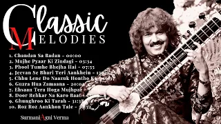 CLASSIC MELODIES - 10 Hit Songs On Sitar | Part -3 | Sitar Cover Surmani Agni Verma