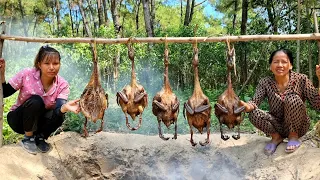 Full Video Smoked Goose Making Process - Harvesting Giant Bamboo Shoots - Smoked Pork, Smoked Fish
