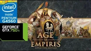 Age of Empires: Definitive Edition [PC] GTX 750 Ti 2GB GDDR5 & Intel Pentium G4560