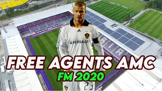 TOP 10 Free Agents - Attacking Midfielders in Football Manager 2020