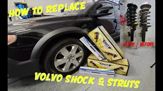 Blue Line Garage - How to Install Shocks and Struts on a Volvo XC70, XC40, XC60 and XC90 in Detail