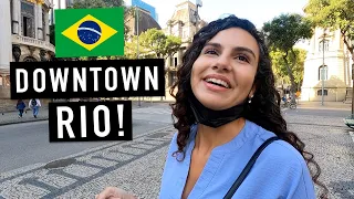 DISCOVER RIO DE JANEIRO 🇧🇷 DOWNTOWN RIO IS UNDERRATED! (TRAVEL BRAZIL)