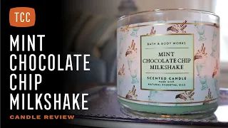 Mint Chocolate Chip Milkshake Candle Review - Bath & Body Works