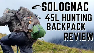 Solognac 45L Hunting/ Camping/ Bushcraft Backpack Review
