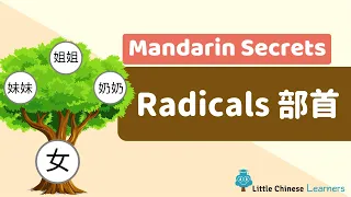 Kids Learn Mandarin – Chinese Radicals 部首 | Level 1 Mandarin Secret | Little Chinese Learners