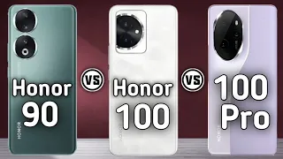 Honor 90 Vs Honor 100 Vs Honor 100 Pro    #Trakontech.