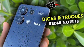 DICAS E TRUQUES da câmera do REDMI NOTE 13