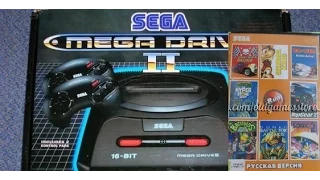 Sega Mega Drive 2 катридж 8 в 1/Распаковка и обзор от MrDedich/ https://vk.com/oldgamesstore_by