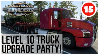 ATS | Level 10 Mack Truck Upgrades & Heavy Cargo | American Truck Simulator Career | Episode 15