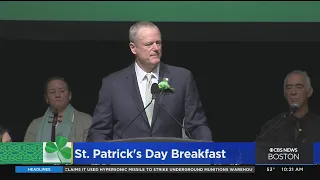 Gov. Charlie Baker Speaks At Final Boston St. Patrick's Day Breakfast