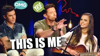 Singing "This Is Me" for Zac Efron, Hugh Jackman & Zendaya (from The Greatest Showman Movie)