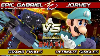 BWS #98 GRAND FINAL - Epic_Gabriel (R.O.B) Vs. Jorhey (Luigi) Smash Bros Ultimate SSBU Boardwalk CFL