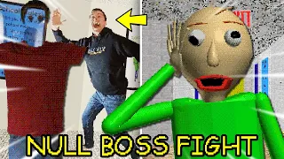 SECRET NULL BOSS FIGHT + ENDINGS!! | Baldi's Basics Classic Remastered