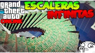 LA ESCALERA GIGANTE MAS GRANDE DE GTA 5 ONLINE EN BICI !!! GTA V Makiman