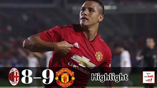 AC Millan vs Man Utd 1-1 ( Pens 8-9 ) Goals & Highlights 2018