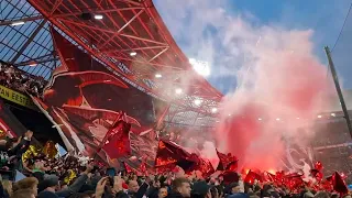 INSIDE THE MAYHEM: Feyenoord - Olympic Marseille (28 april 2022), Dikke Sfeeractie incl. Pyro
