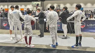 2024 Jan NACJunior Men's Épée pool 15