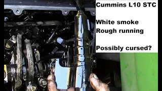 Truck Repairs: Cummins L10 STC Smoking and Rough Idle Part 1