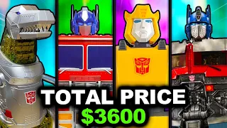 The MOST EXPENSIVE Transformers Figures