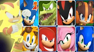 Sonic Dash 2 Sonic Boom - Super Shadow New Character Unlocked Mod - All 7 Characters Hack Rings Mod