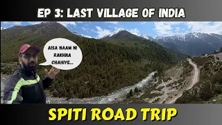 Ep 3: India's Last village | Chitkul | Suicide point, Kalpa | Spiti bike trip 2023! #spiti #vlog