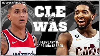 Cleveland Cavaliers vs Washington Wizards Full Game Highlights | Feb 7 | 2024 NBA Season