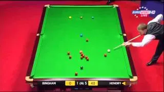 Snooker - Stephen Hendry's last 147 - World Championship 2012 - hungarian