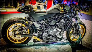 Custom Motorcycles Presented At The "Vive La Moto" Show - Madrid 2022