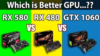 RX 580 VS RX 480 VS GTX 1060 | 1080p and 1440p Comparison | DX11 and DX12 Comparison