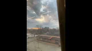 A view of the sky on my MARTA ride to the Atlanta Airport