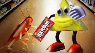 Skittles MEME : Dancing Cockroach & Dancing Triangle