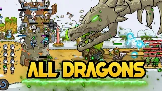 Grow Castle - Farming All Dragons In 2 minutes