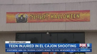 Teen injured in El Cajon Shooting