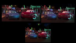 Cars (2006) - Sh Boom, Widescreen vs. Full Screen vs. Open Matte