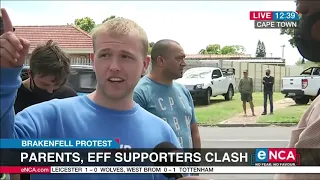 Parents, EFF supporters clash