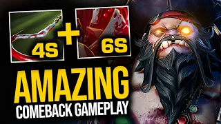 AMAZING COMEBACK GAME With 4s Hooks CD + 6s Dismember Duration | Pudge Vs Kunka Mid | Pudge Official