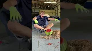 Making Another Rubber Band Ball With Watermelon #Shorts