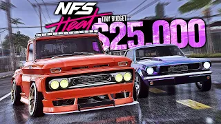 Need for Speed HEAT - $25,000 MEGA Budget Build! (Ford Mustang & Chevrolet C10 Pickup)