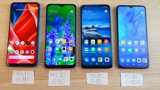 HELIO G70 VS HELIO G80 VS HELIO G85 VS HELIO G90T - СРАВНЕНИЕ В ANTUTU BENCHMARK