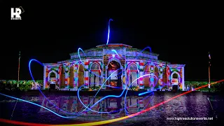 High-Resolution Events: 3D Projection Mapping on the University of Sharjah Kalba