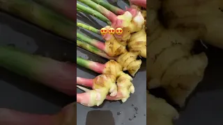 Harvesting ginger for the first time
