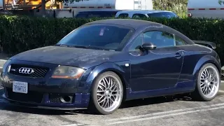 Mk1 Audi TT Quattro Hybrid Turbo Set Up / TT vs G35 Race