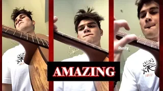 Kj Apa (Archie) Playing Guitar - Amazing Skills