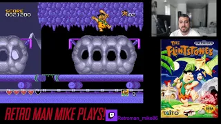 Retro Man Mike Plays! Sega's Flintstones