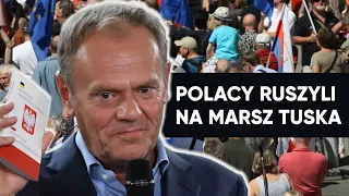 Marsz 4 czerwca w Warszawie. Polacy ruszyli za Donaldem Tuskiem [NA ŻYWO]