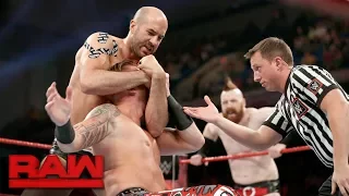 Heath Slater & Rhyno vs. Cesaro & Sheamus: Raw, June 5, 2017