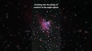 zooming into the pillars of creation